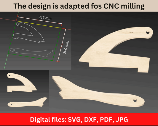 CNC files. Working Blade Router Hand Protection. Saw push Stick