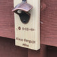 Hanging interactive magnetic beer opener